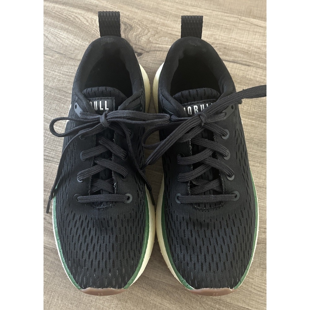 Nobull Journey 2 Running/Training Shoes Black/White/Green Unisex M Sz 6 / W 7.5